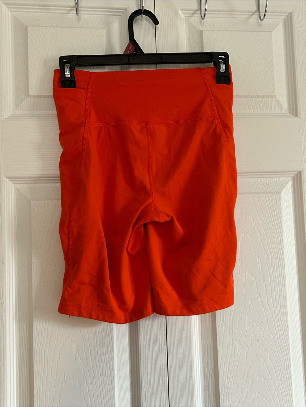 all in motion Bright Orange High-Rise Bike Shorts